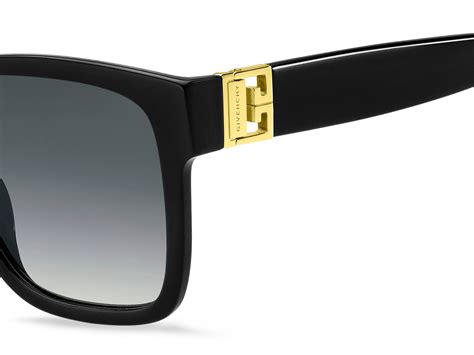 givenchy gv 7141/g/s|Givenchy GV 7141/G/S 807/9O Sunglasses Black .